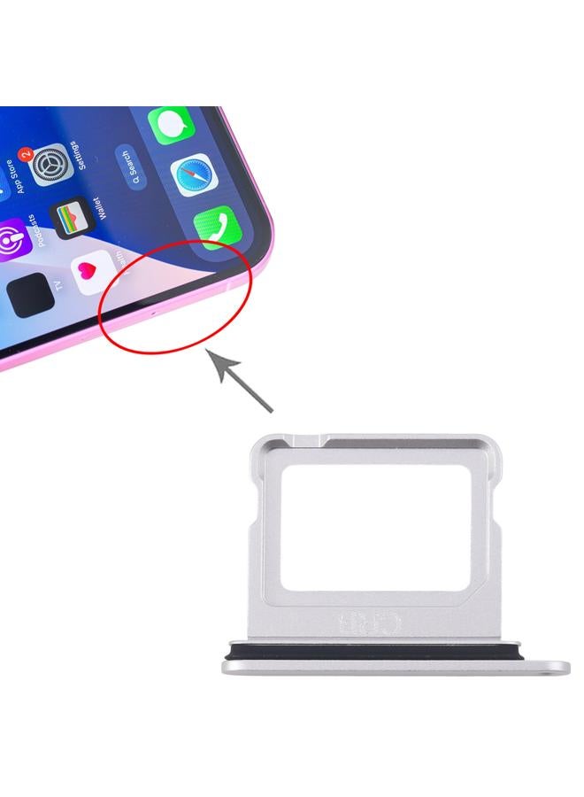 For iPhone 16 SIM Card Tray (Silver) - Image 4